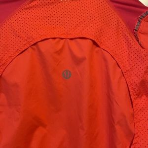 orange lululemon jacket